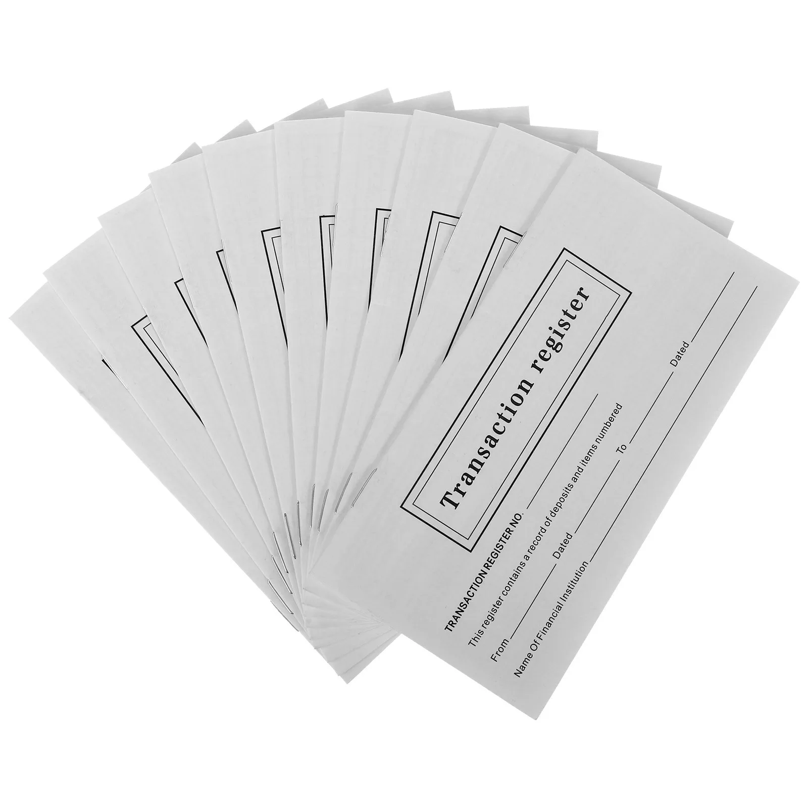 10 Check Registers Essential Checkbook Journal for Bank Accounts Balance and Expense Management Financial Transaction Log