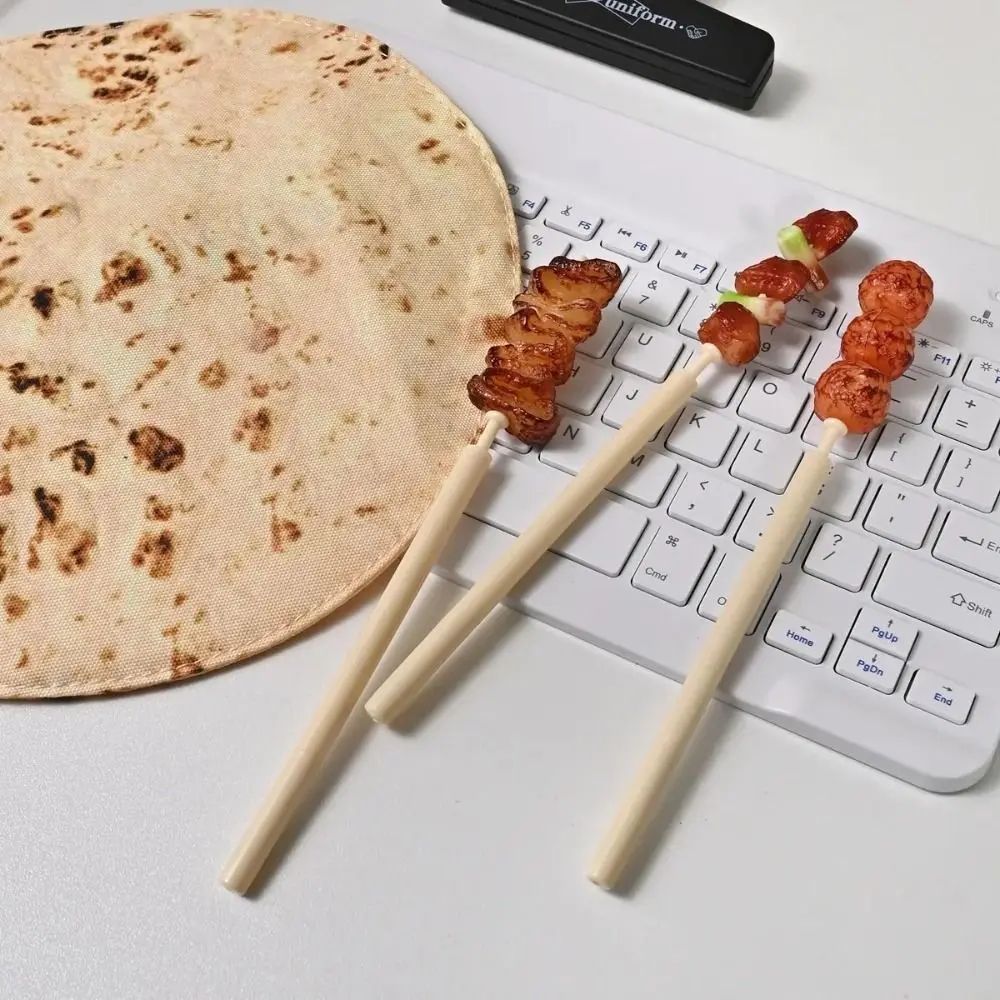 Creative Design Flying Pancake Pencil Case Stain-resistant Canvas Material Pancake Pencil Box Desktop Organizer