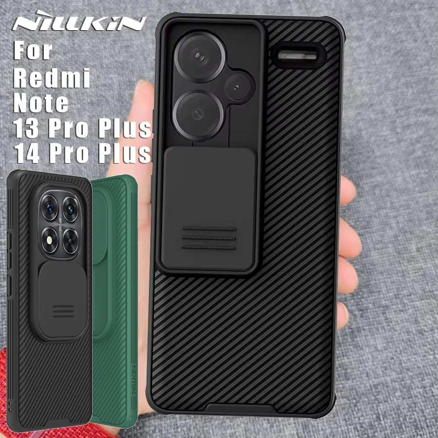 Nillkin for Xiaomi Redmi Note 13 Pro Plus 5G / 14 Pro Plus 5G Case Camera Protection Lens Hard camshield 360 full Back Cover