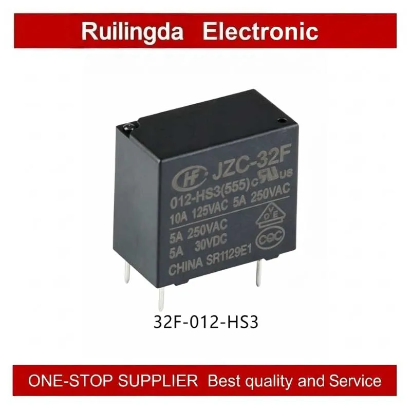 HF32F-JZC-32F Series 1-Channel Normally Open 10A 4-Pin Switch HS3 Model Circuit Component