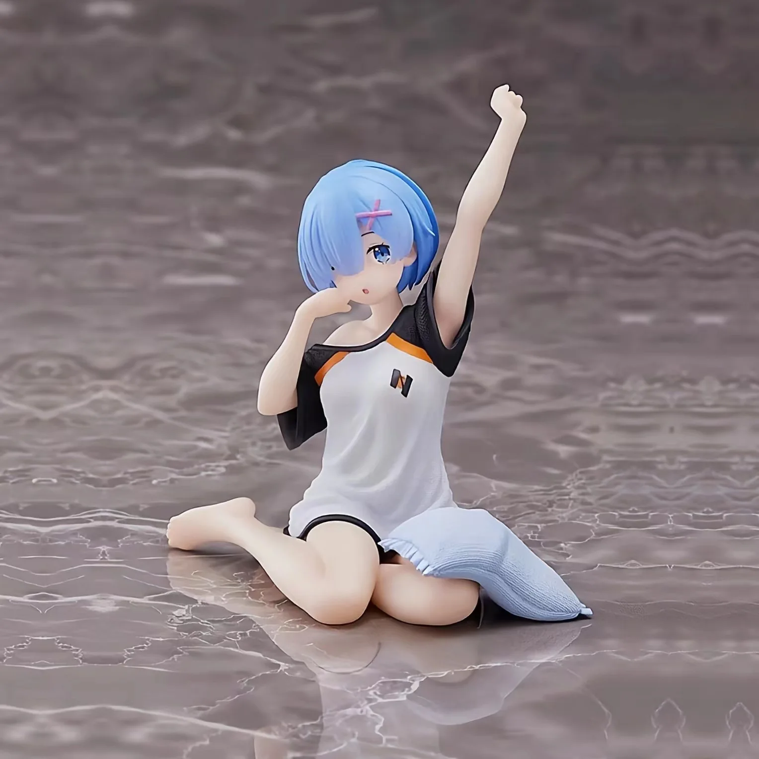 Rem Figures 10cm PVC Action Figures Re: Life in a Different World from Zero Figure Anime Rem Stretch Doll Toys for Collect Decor