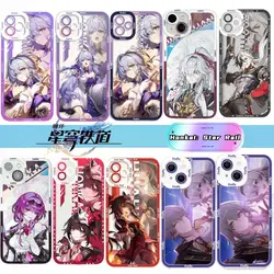 Anime Honkai Star Rail Case For Samsung Galaxy S24 S23 S22 S21 Plus Ultra S23FE Cover Robin Sparkle Black Swan Firefly