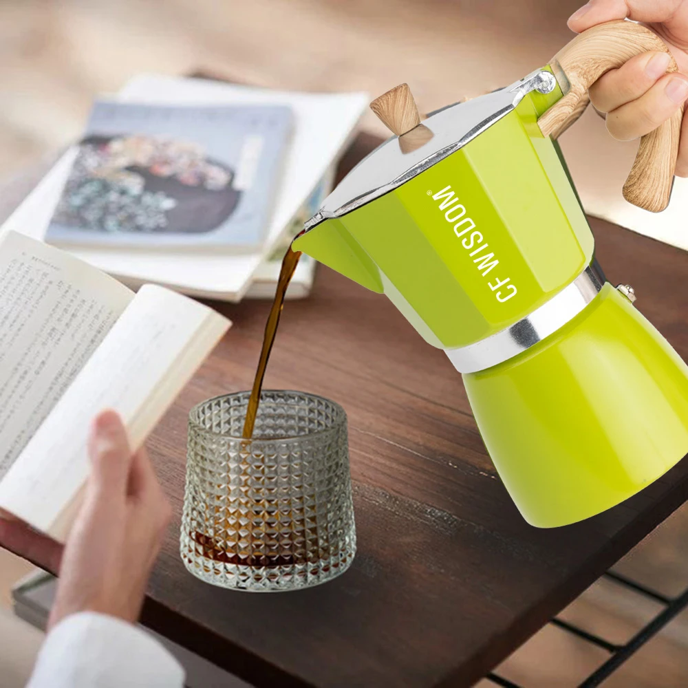 

Эспрессо-машина для домашнего пивоварения, классический горшок Мока в итальянском стиле, кофейник-перколятор в подарок на День Благодарения, Рождество, день рождения