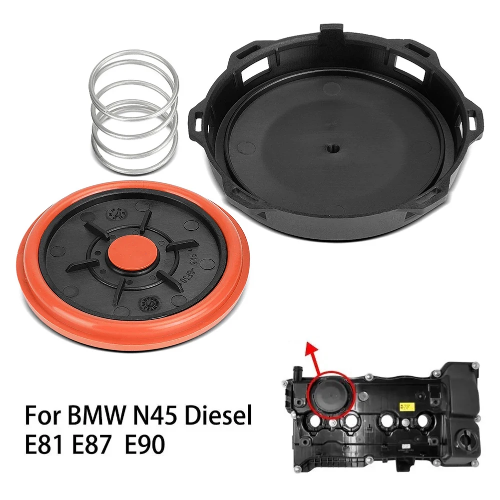 Engine Repair PCV Valve Cover Kit Factory Specification Perfect Match Easy Installation Valve Cover As Picture Shows