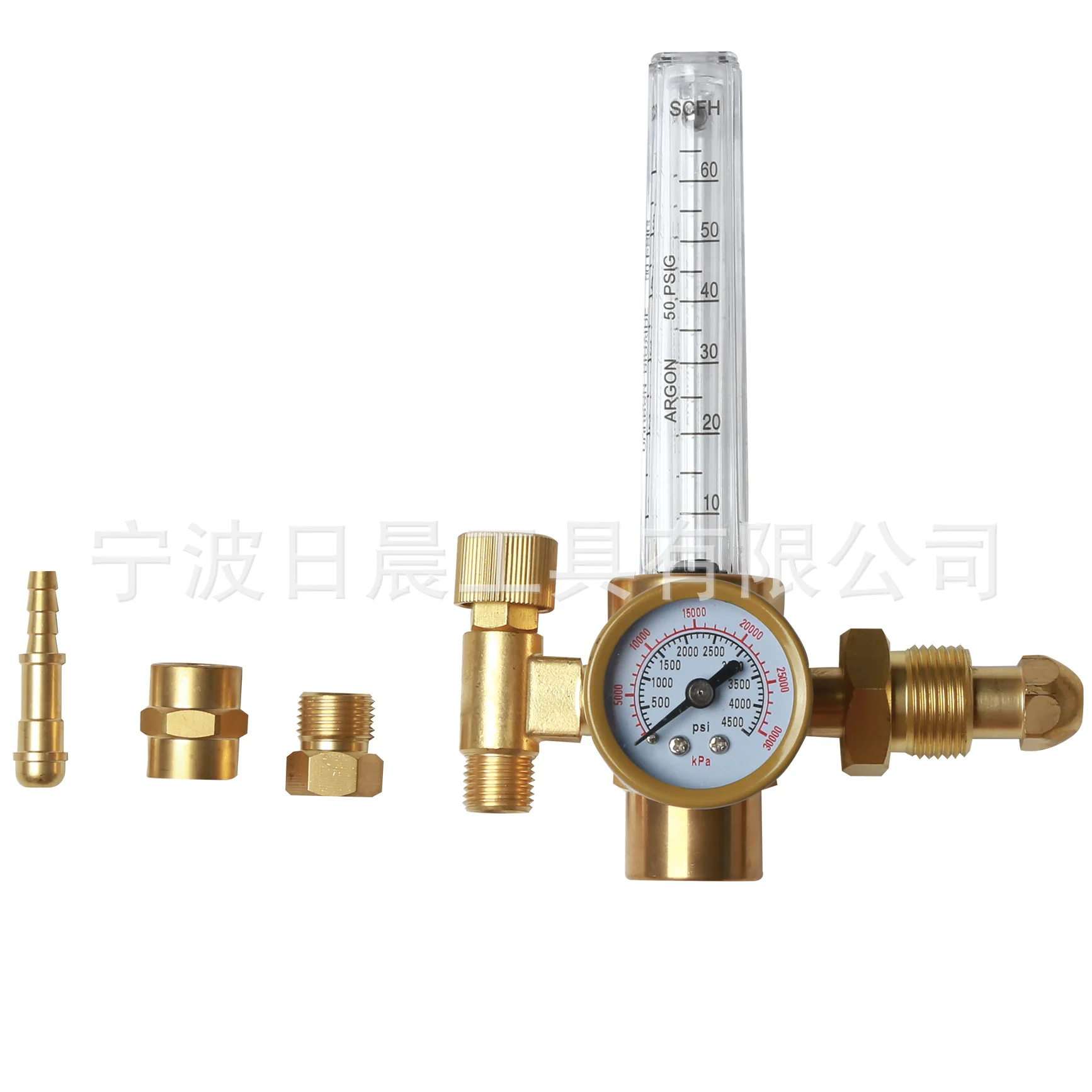 Brass Argon Flow Meter For 191 Industrial Use High Precision Gas Measurement USA