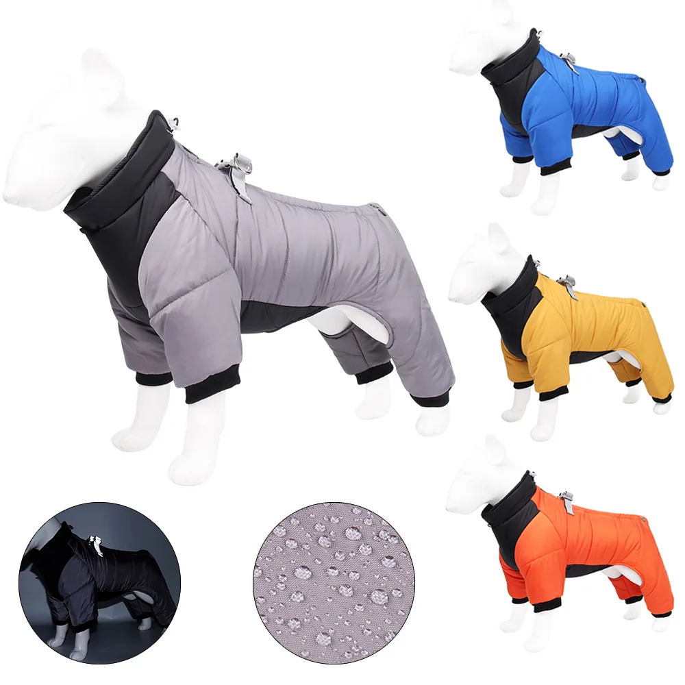 Hundejacke, Mantel für kleine und mittelgroße Hunde, Katzen, Herbst und Winter, Fleece, winddicht, reflektierend, für Welpen, gestreifte Kleidung, Bulldogge, Haustier-Outfits