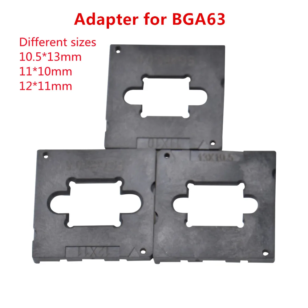 Limit Frame BGA63 Adapter Only For XGecu T56 Nand Programmer with 3 Socket BGA63 Test Clip Smart Chip for T56 Base Programming