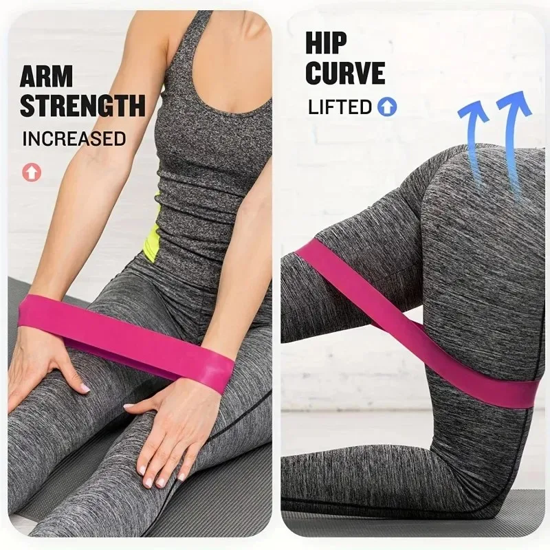 Fitness Elastic Resistance Bands Home Training Yoga Sport Resistance Bands Stretching Pilates Crossfit Workout Gym Equipment gallery 4