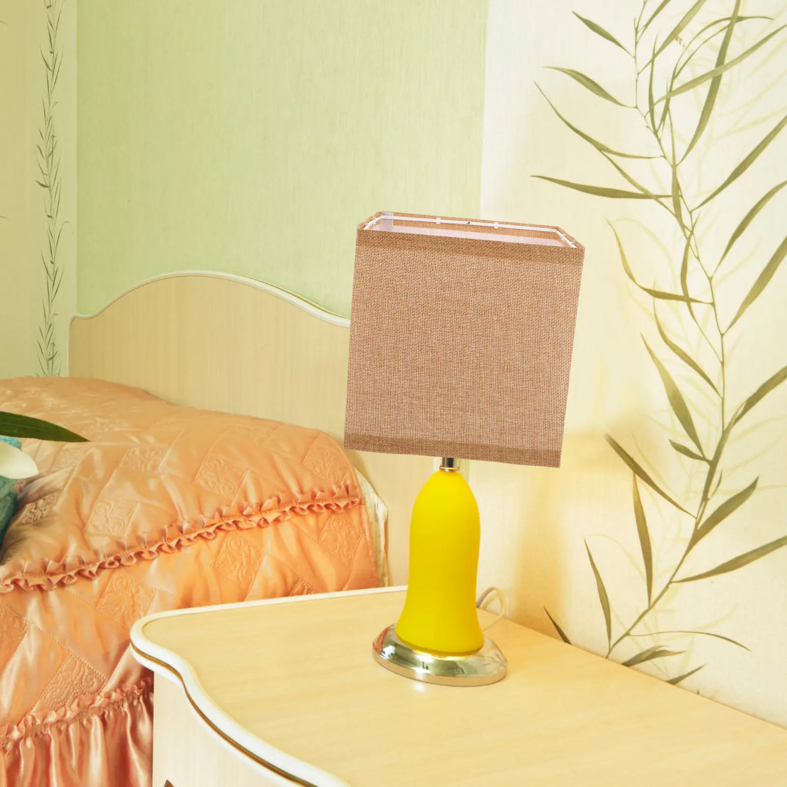 

Тканевый абажур для настольной лампы E27, сменный чехол для лампы для дома, офиса, ресторана