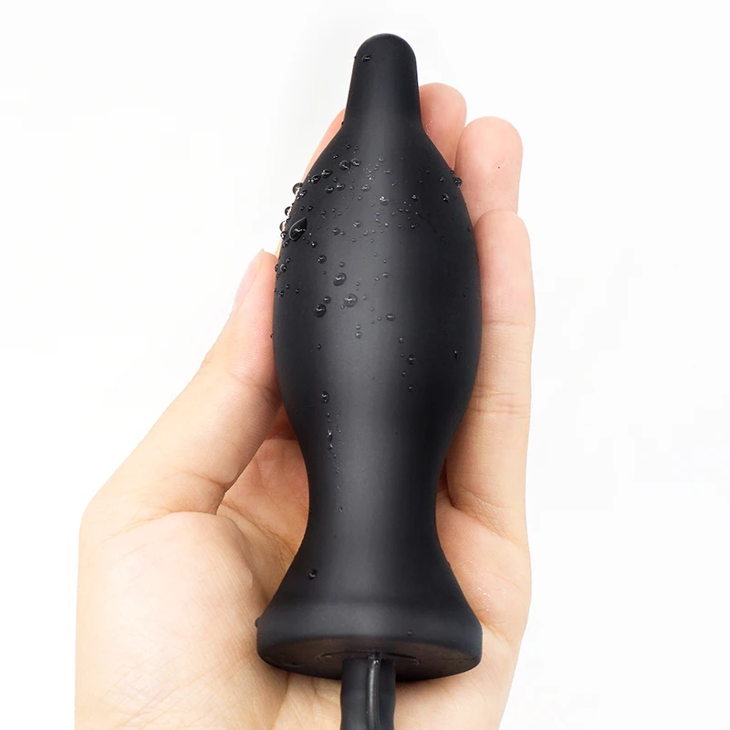 Inflatable Anal Expander Vibrator Ass Butt Plug Insert BDSM Stimulator Prostate Vagina Massager Dilator Masturbator Sexual Toys