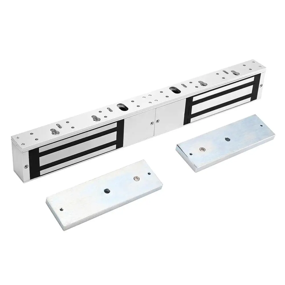 Dual Door 1200lbs Holding Force Electromagnetic Lock Access Control System Stainless Steel Fail Safe 12V Wide Applications