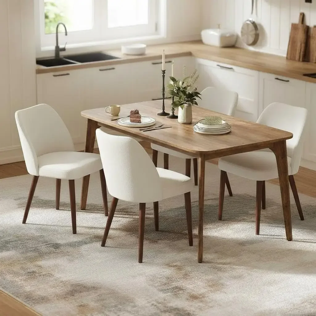 Stackable Sleek Contemporary Dining Chair Creative Reliable Distinctive Upholstered Dining Chair Silla Comedor Kitchen Furniture
