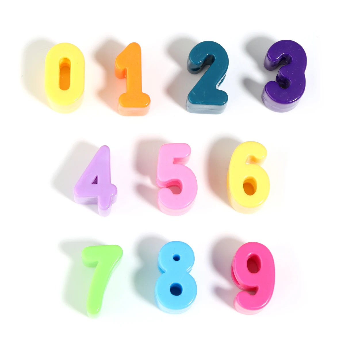 10-26 teile/los Mix Farbe Acryl Alphabet Anzahl Perlen Großes Loch Lose Perlen Für Schmuck Machen DIY Armband Halskette schlüsselbund – Detail 2