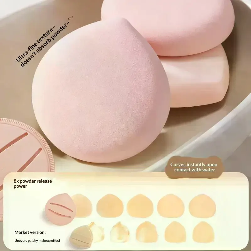 /Kuz/1Pcs Soft Dry Wet Use Foundation Cosmetic Tool Powder Puff Marshmallow Air Cushion Makeup Sponge