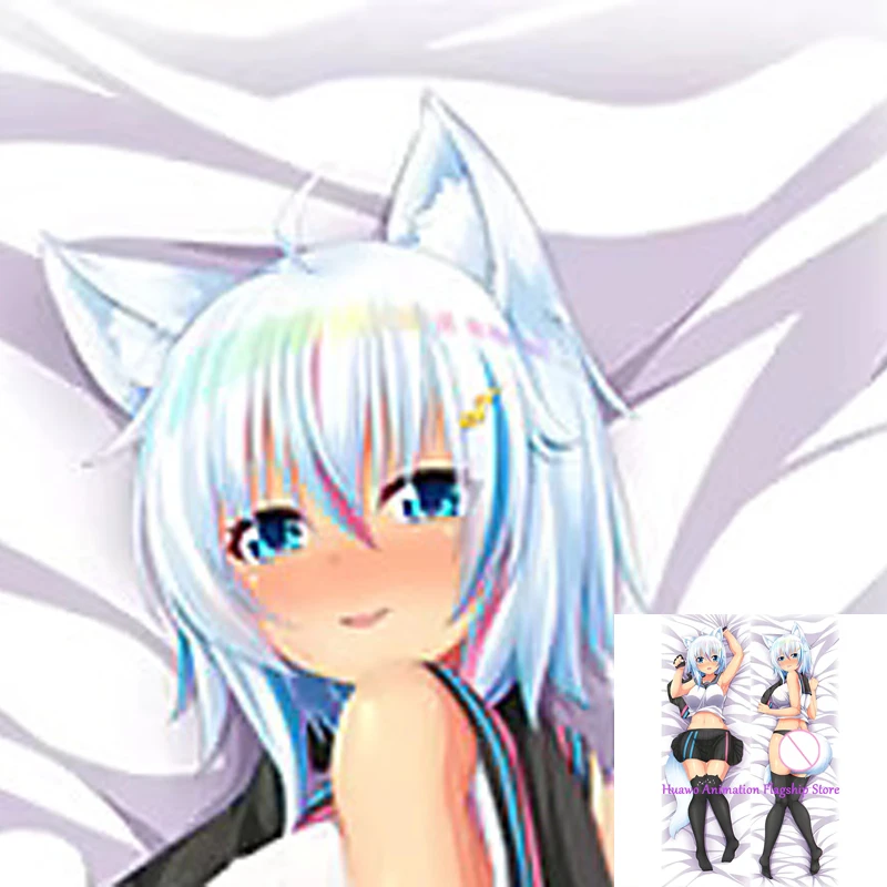 

Dakimakura Anime Pillow Cover Shirosaki Mato Double Sided Print 2Way Cushion Cover Xmas Gifts