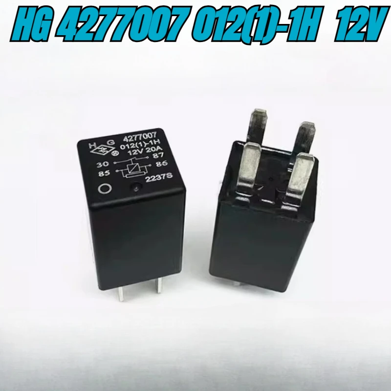 New 1pcs/lot HG 4277007 012(1)-1H  12V 20A 13500113 Automotive air conditioning fan high and low beam relay