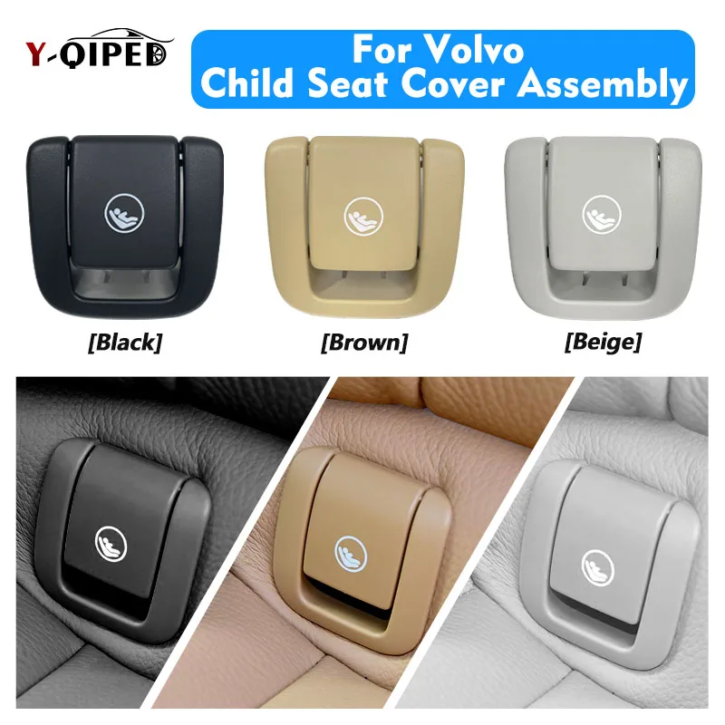 

For Volvo V90 S90 XC40 S60 XC60 V60 Rear Child Seat Safety ISOFIX Cover Assembly Restraint Rear Seat Hook cover Accessories