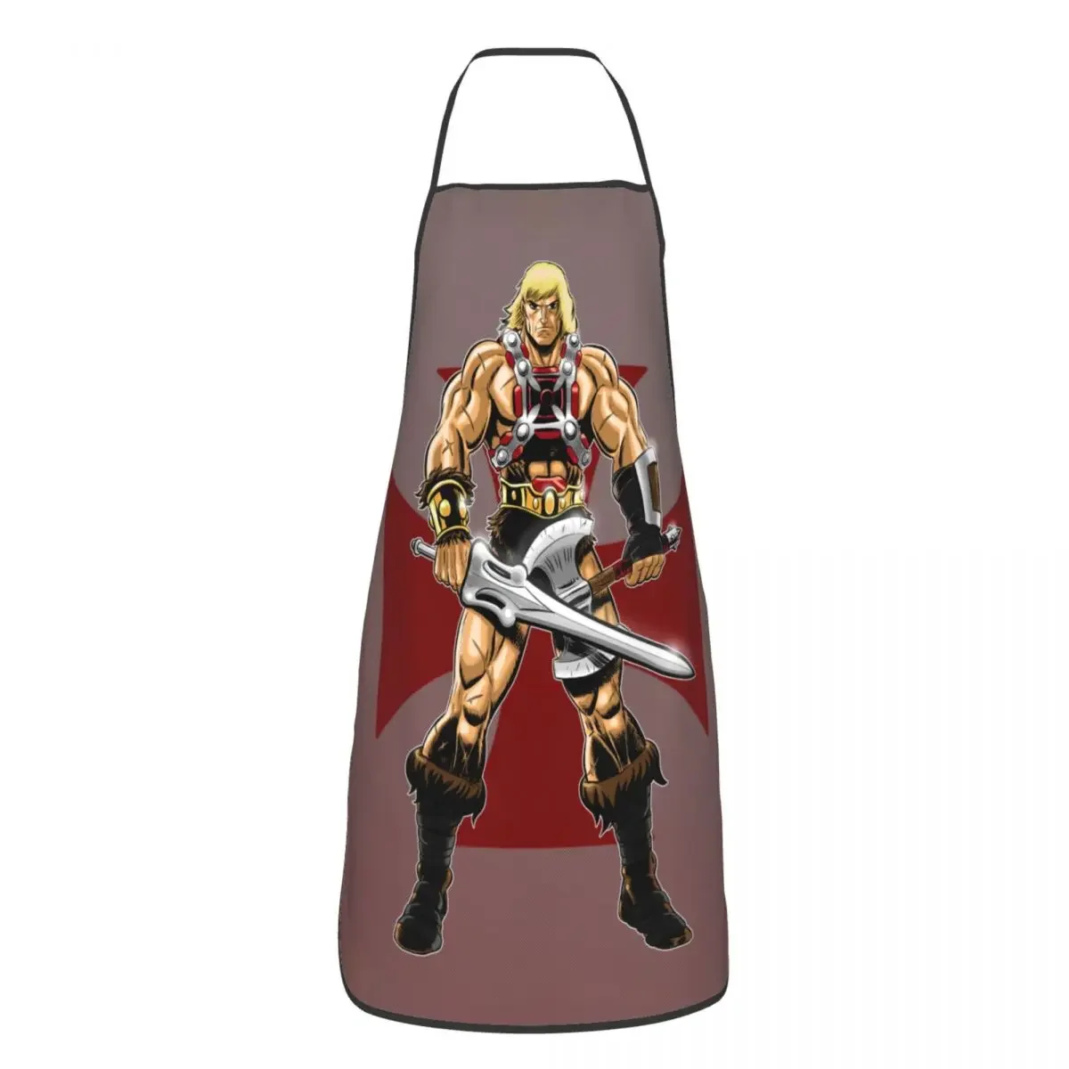 Masters Of The Universe Apron Women Men Unisex Bib He-Man Eternia Cooking Kitchen Tablier Cuisine Chef Gardening