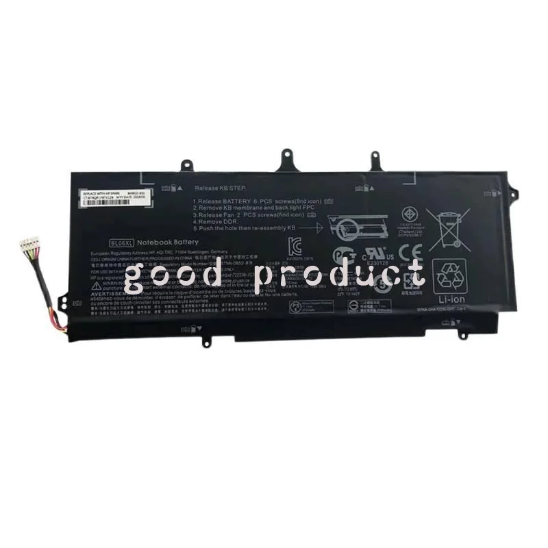 BL06XL Laptop Battery Compatible for HP EliteBook Folio 1040 G0 G1 G2 HSTNN-DB5D IB5D W02C 722236-171 1C1 271 722297-001 F450C