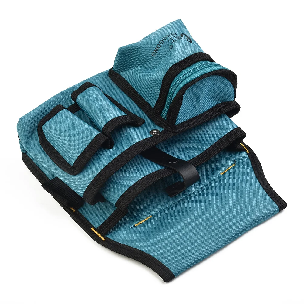 Сумка для инструментов, органайзер из ткани Оксфорд для хранения, гибкий легкий, универсальный, с несколькими карманами, для электриков, мастерская