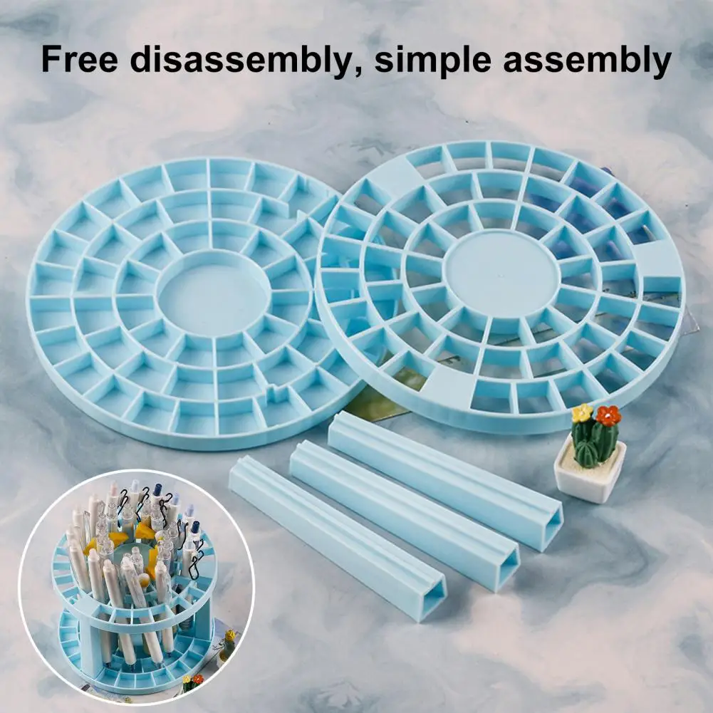 Держатель для ручек, простой стиль, держатель для ручек, стильный Настольный органайзер, держатель для ручек с несколькими отверстиями для карандашей для бровей, кистей, портативный инструмент для макияжа