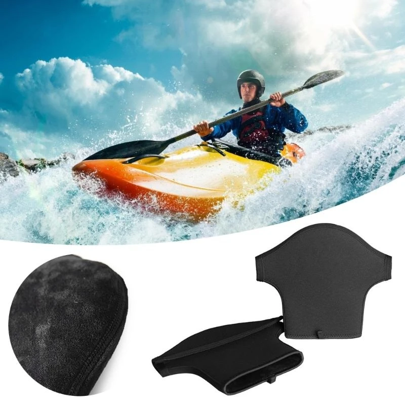 XA6H Paddling Gloves Canoe Mitts Thick Neoprene Warm Comfortable for Professional Rowing Outdoor Adventures Hand