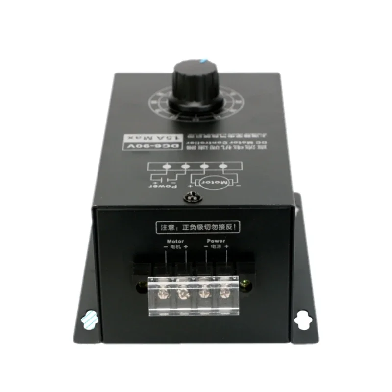 العرض الرقمي 0 ~ 100% قابل للتعديل DC 6-90V 15A DC سرعة المحرك تحكم PWM منظم 12V 24V 48V 60V 72V 90V 1000W عكسها