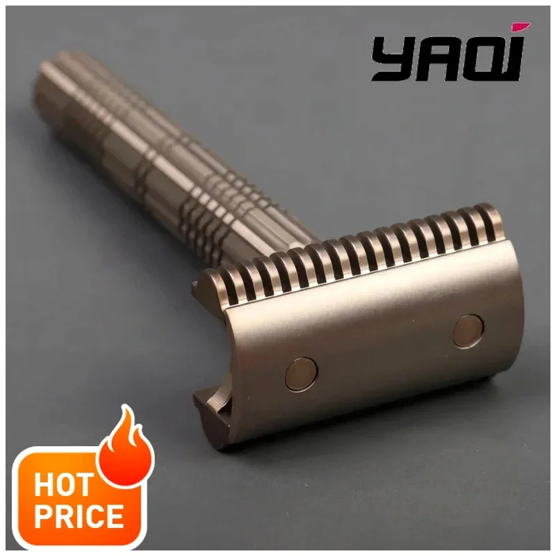 YAQI 2026 Bohemia 316 Stainless Steel Adjustable Baseplate Men Safety Razor Wet Shaving Beard Shaver for Mens Classic Grooming