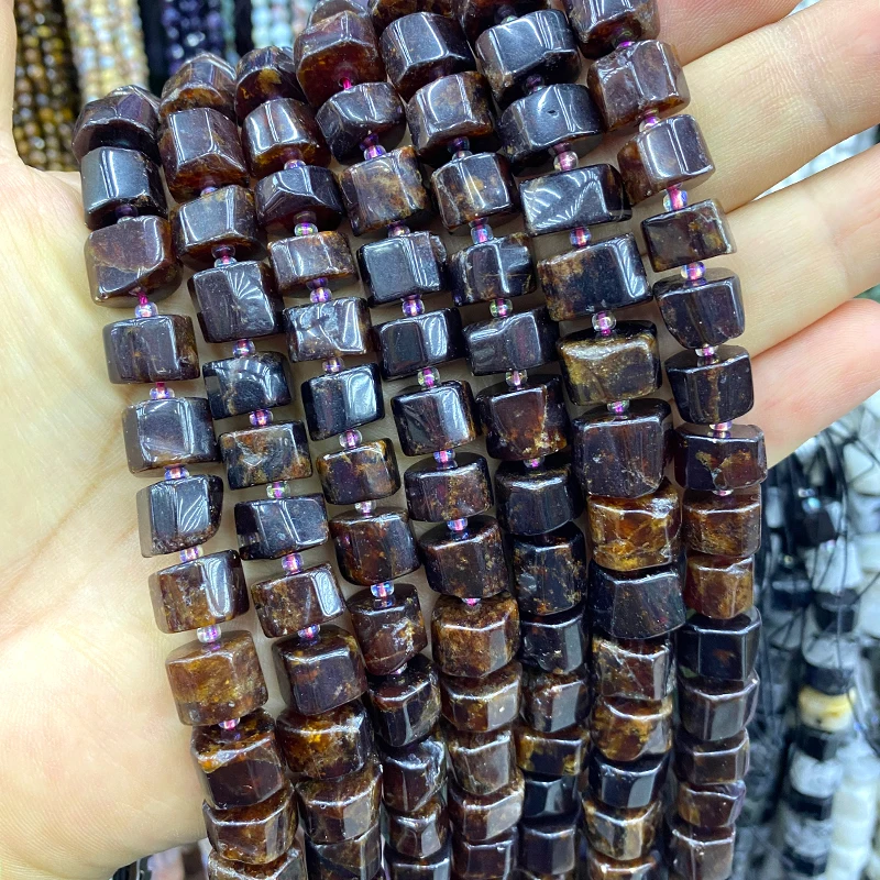 8x11mm Irregular Raw Ore Gem Blue Apatite Natural Stone Loose Spacer Beads for Jewelry Making Diy Bracelets Charms Accessories