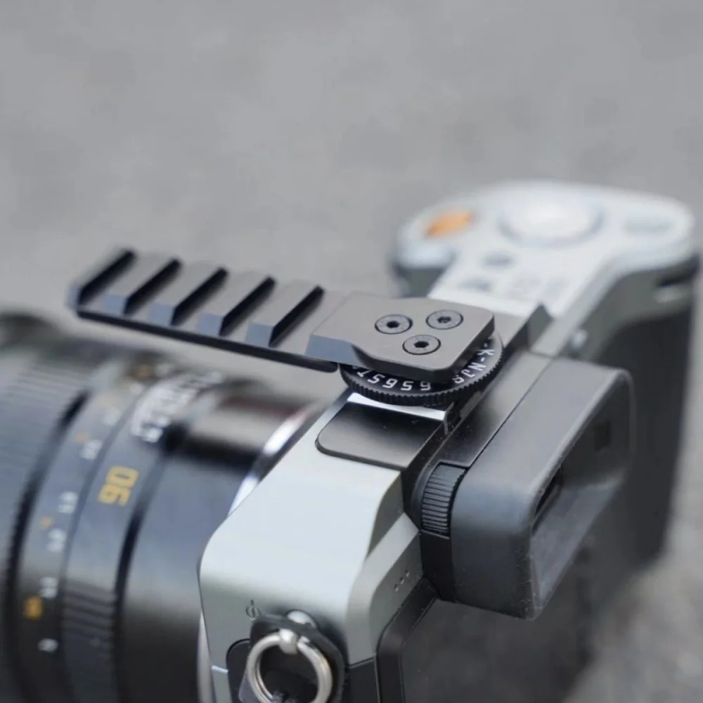 

Camera Viewfinder Metal Hot Shoe Rail Viewfinder for DSLR Camera Mirrorless Camera Focus Assist Rail Photography Accessories