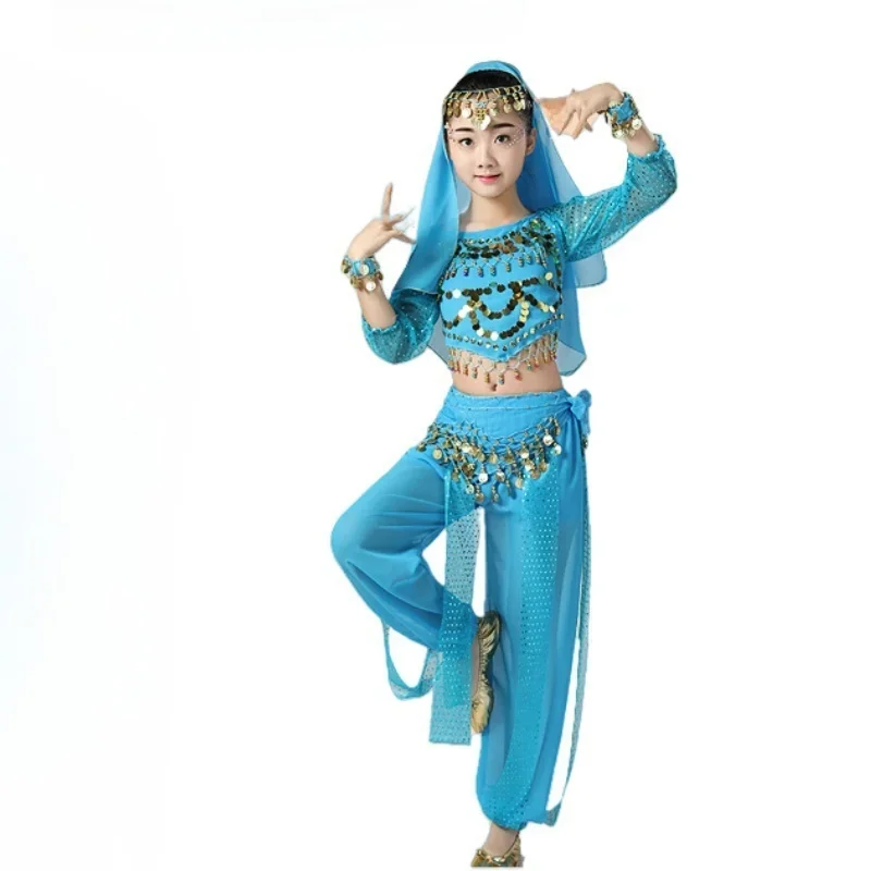 ชุดนักเต้นระบำหน้าท้องสำหรับเด็ก, ชุดแสดงเต้นระบำหน้าท้องสำหรับเด็กผู้หญิง, เข็มขัดชุดอียิปต์, ชุดเต้นรำอินเดียสำหรับเด็ก