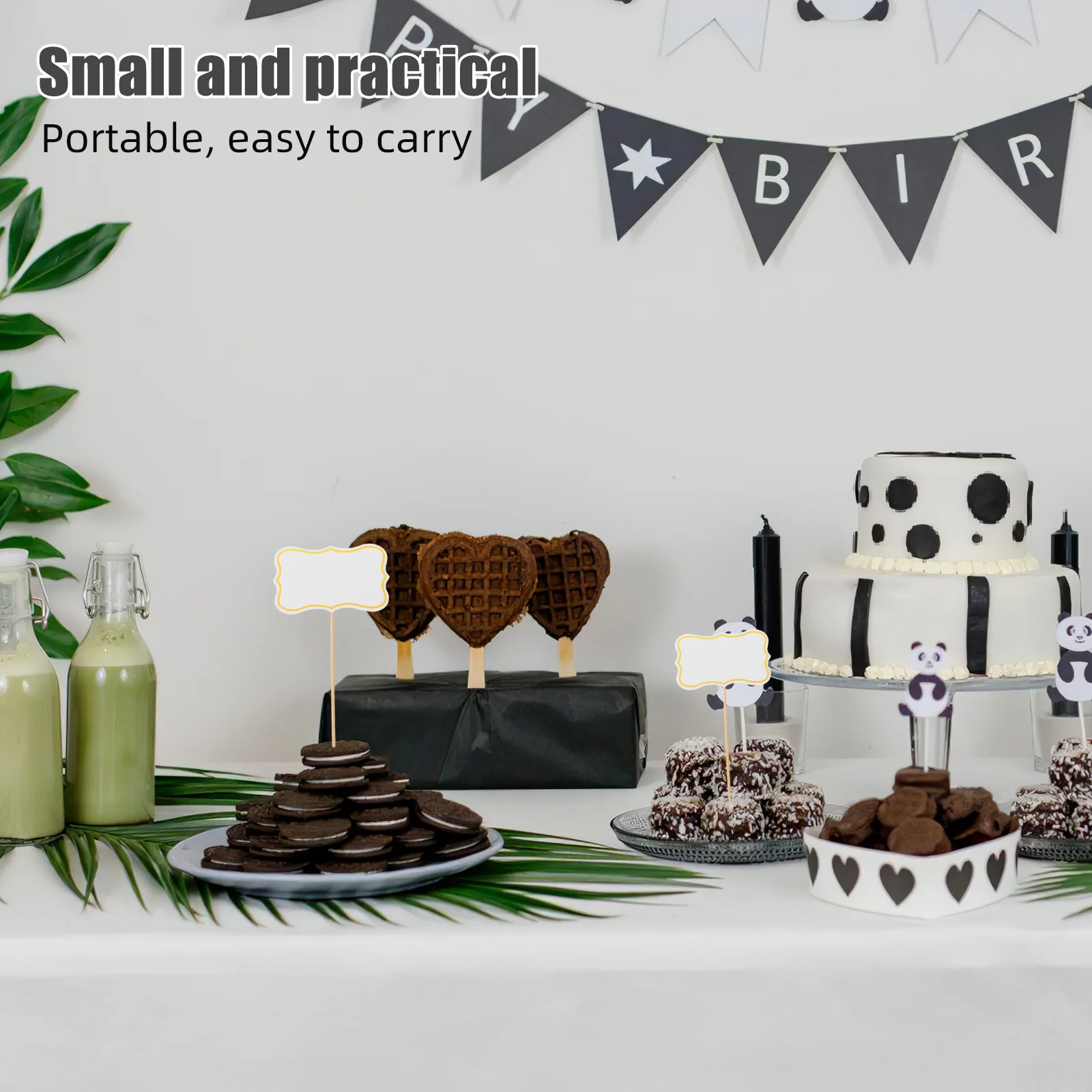 

50Pcs Cheese Markers for Party Charcuterie Board Food Safe Blank Toothpick Flags Wedding Birthday Buffet Food Labels