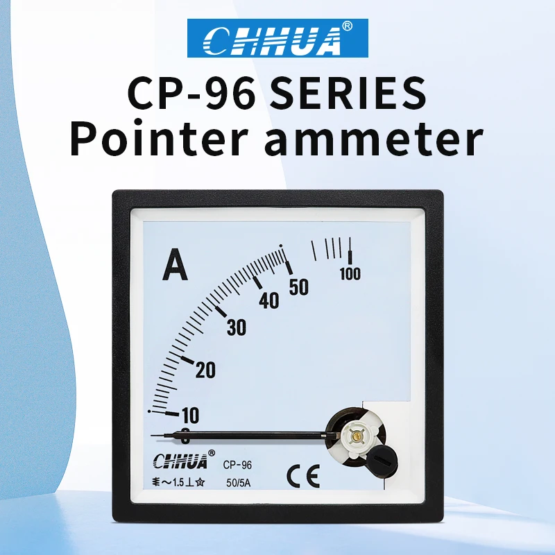 CP-96/SF-96/CZ-96 AC Analog Ammeter 1A2A3A5A10A15A20A30A50A 30/5 50/5 100/5 etc Factory direct selling, complete specations