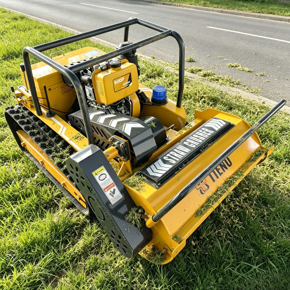 High Quality Flail Mower 800mm-1200mm Brush Cutter Remote Control Grass Cutter