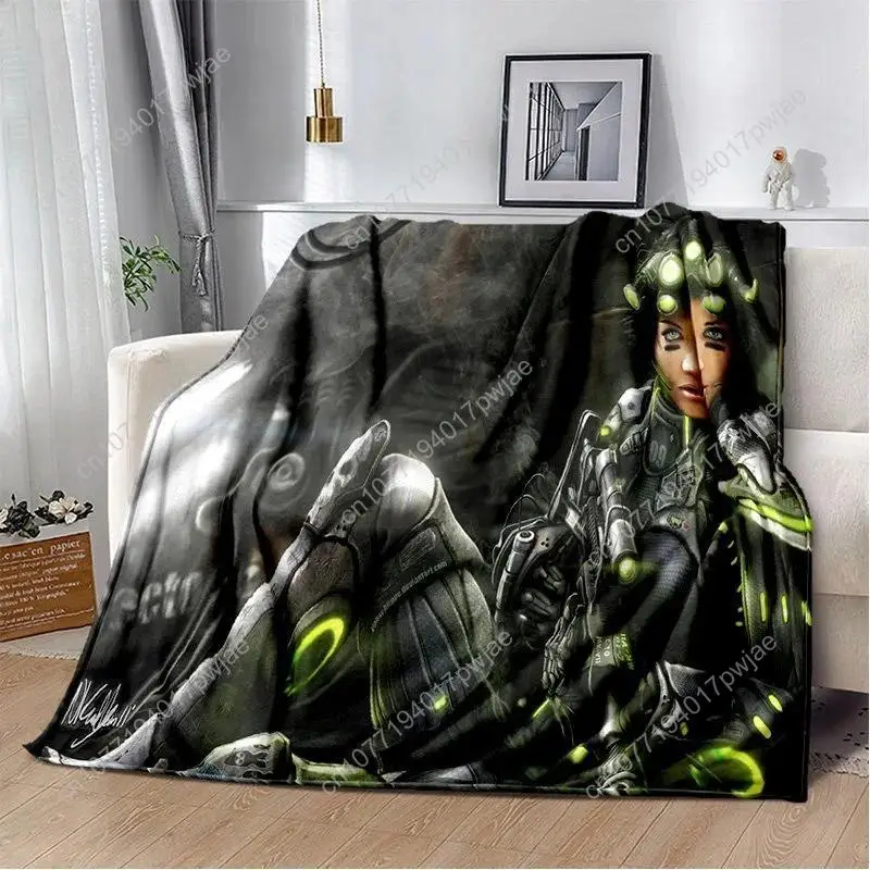 New 3D Print StarCraft Game Soft Plush Blanket,Flannel Blanket Throw Blanket for Living Room Bedroom Bed Picnic Custom blankets