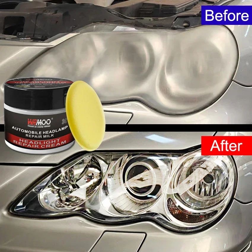 Headlight Restoration Kit Headlight Polish Car Light Repair Cleaner Kit Auto Renovation Liquid Repair Maintenance image 4