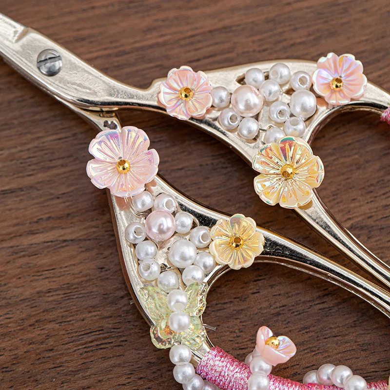 Flower Tassel Tea Scissors for TeaBags Exquisite Small Scissors TeaAccessories Chinese TeaArt