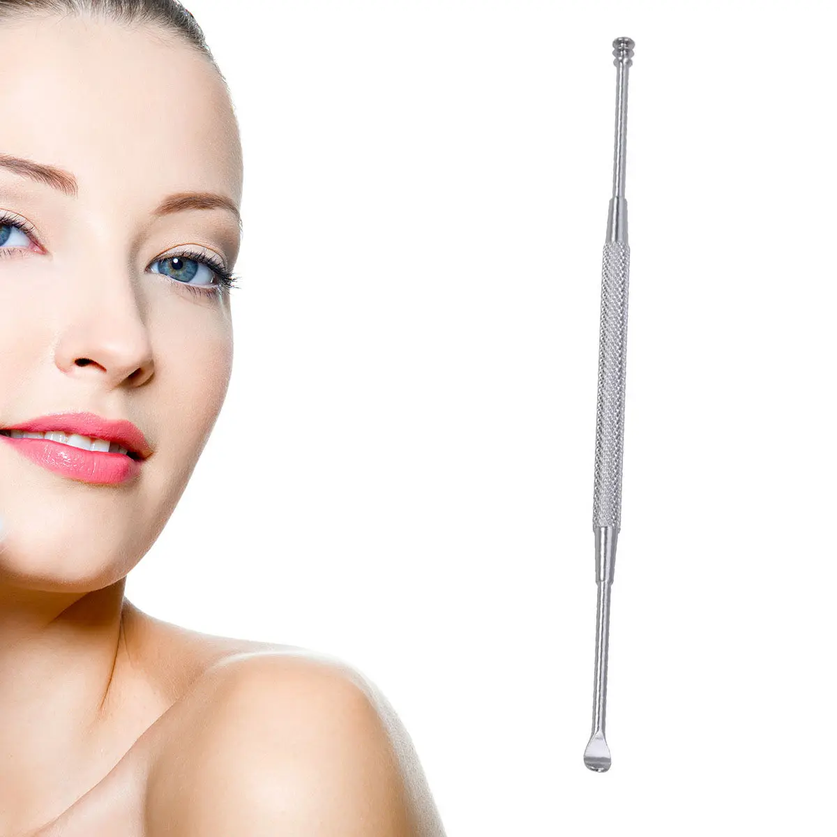Ear Cleaning Removal Earwax Tool Steel Stainless Halloween Christmas New Year Spiral Pick Double End Curette Earpick Spoon