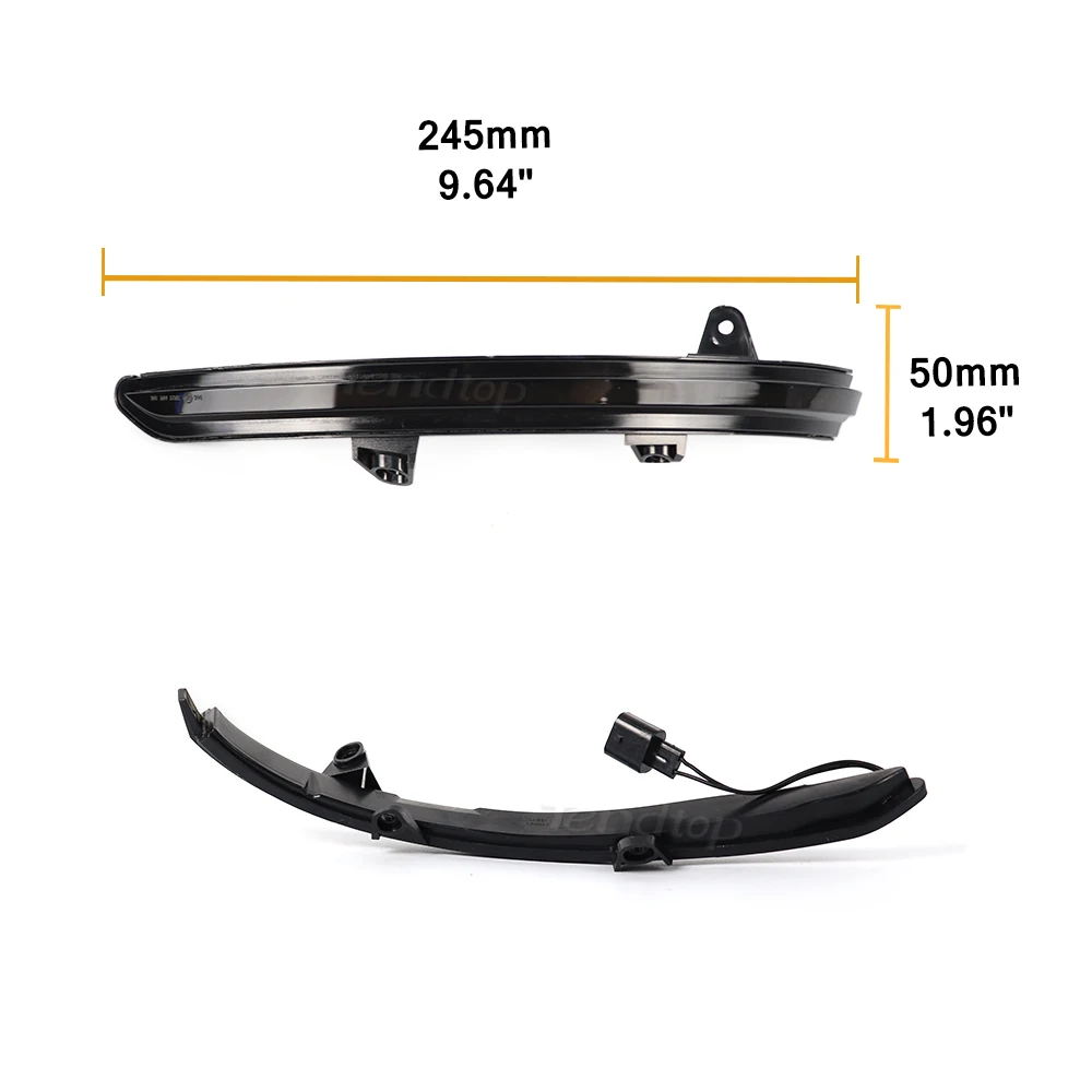 Dynamic Turn Signal Light LED Side Rearview Mirror Sequential Indicator Blinker Lamp for Mazda CX-5 KF CX-8 2017-2019 CX-9 TC