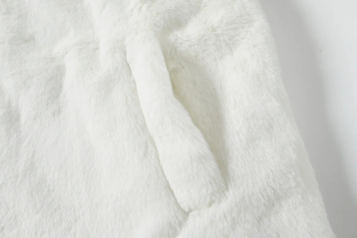 Hip Hop Alphabet Stehkragen Jacke Männer Übergroße Lose Fleece Warme Paar Baumwolle Mantel Winter Streetwear – Detail 8