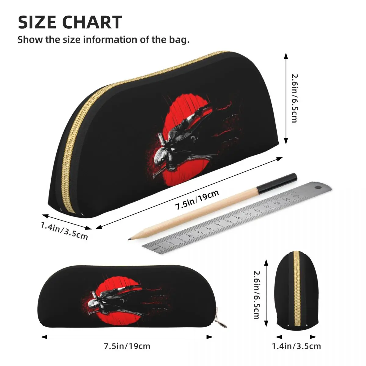 Dante - Пеналы Devil May Cry Пеналы для хранения канцелярских принадлежностей Большая вместительная коробка для ручек Сумка-карандаш для мальчиков и девочек в школе
