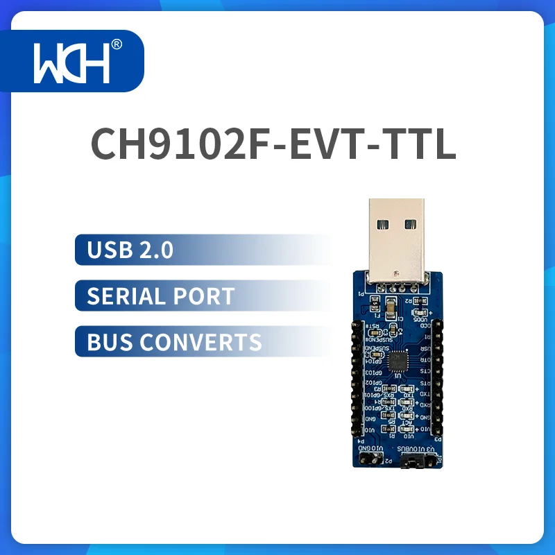 

1Pcs/Lot CH9102 USB to UART/RS232/RS485 Bridge EVT Board