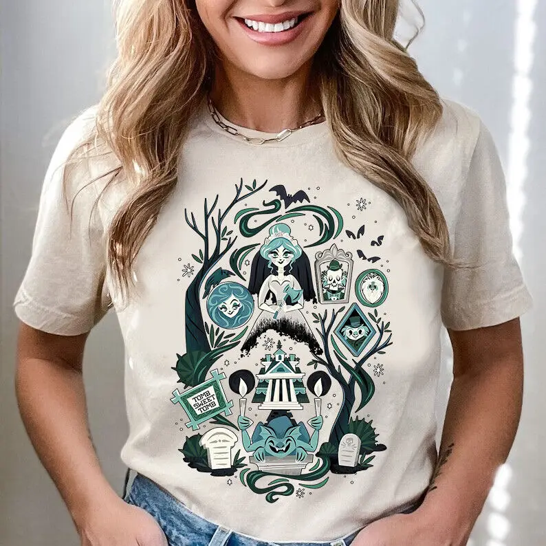 Vintage Tomb Sweat Tomb Haunted Mansion Shirt, Retro Constance Hatchaway Unisex