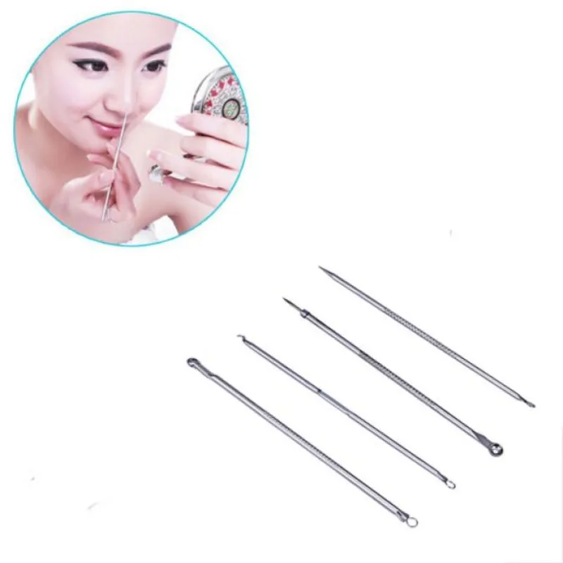 4pcs Blackhead Comedone Acne  Remover Stainless Needles Remove Tool Gift Ideas Suministros Para Fiestas Party Favours 2024.00