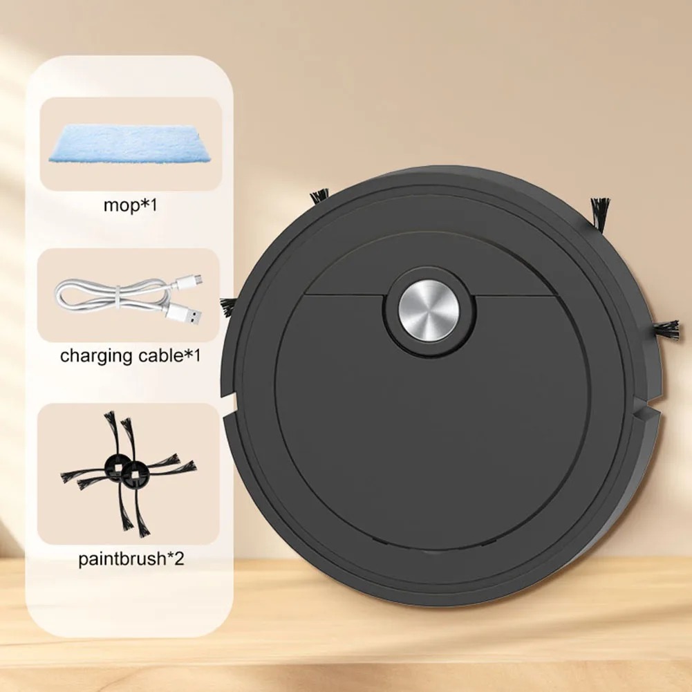 3 In 1 Smart Sweeping Robot Smart Cleaner Sweeping Suction Mopping Household Rechargeable Automatic Vacuum Cleaner