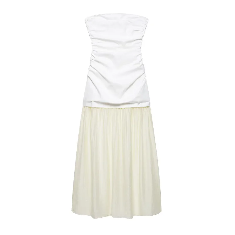 HXAO Vestidos Midi elegantes de primavera para mujer, Vestidos largos con corsé de verano 2025, Vestidos informales de moda para fiesta de noche y graduación Y2k