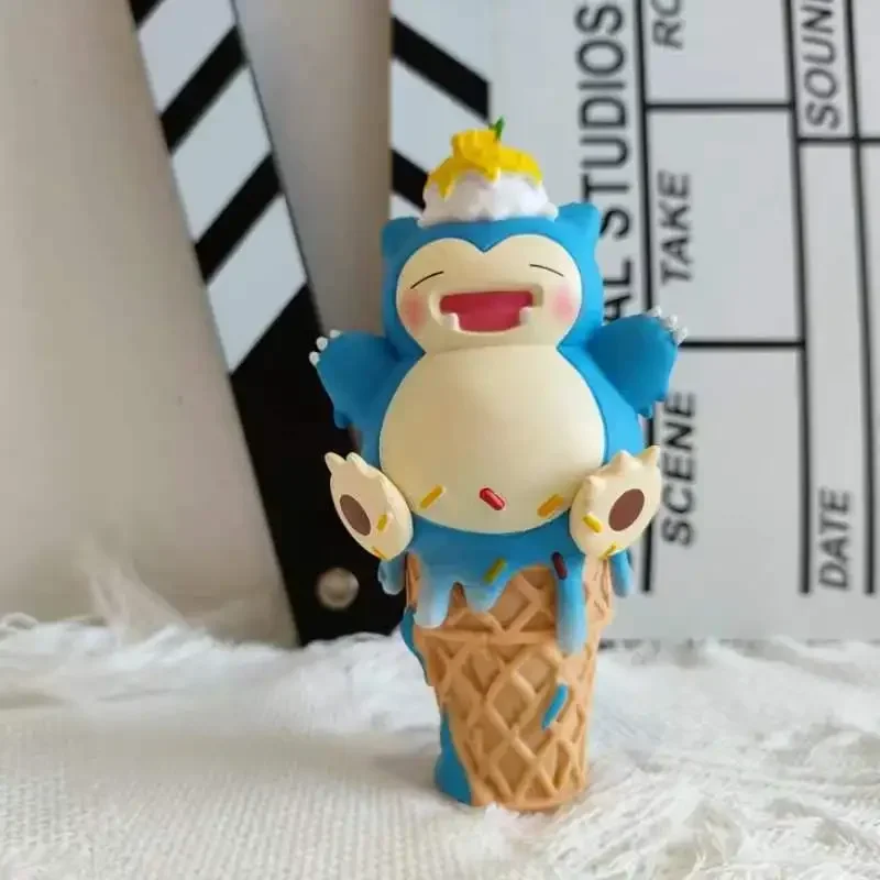 Pokemon ice cream cone handmade doll model cute doll children's toys peripheral cartoon animation car home decoration gifts