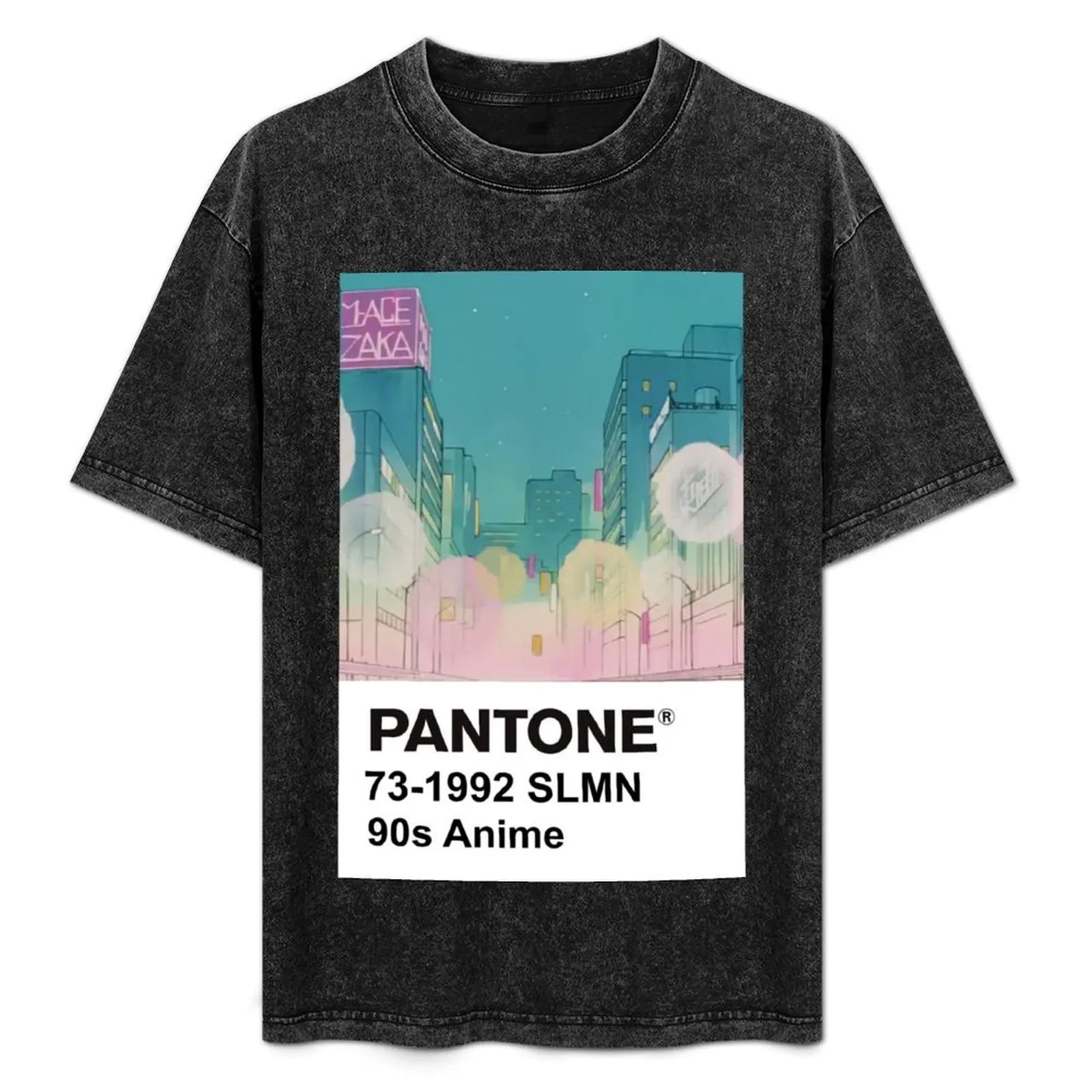 

PANTONE 90s Anime (4) T-Shirt Basic Crew Neck Short Sleeve Top