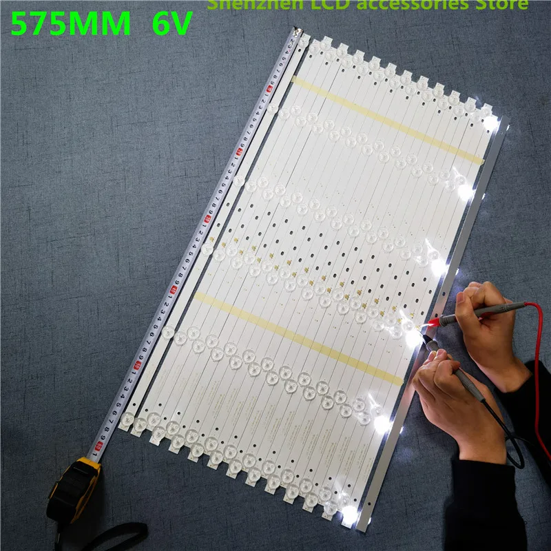 for 6 LED HL-00320A30-0601S-07 A1 2 6 silver IP-LE32/495523 hl-00320a30 6V 575mm 100%NEW