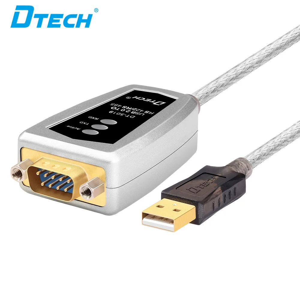محول DTECH USB2.0 إلى RS485 422 يدعم Win7 XP Vista Linux WinCE5.0